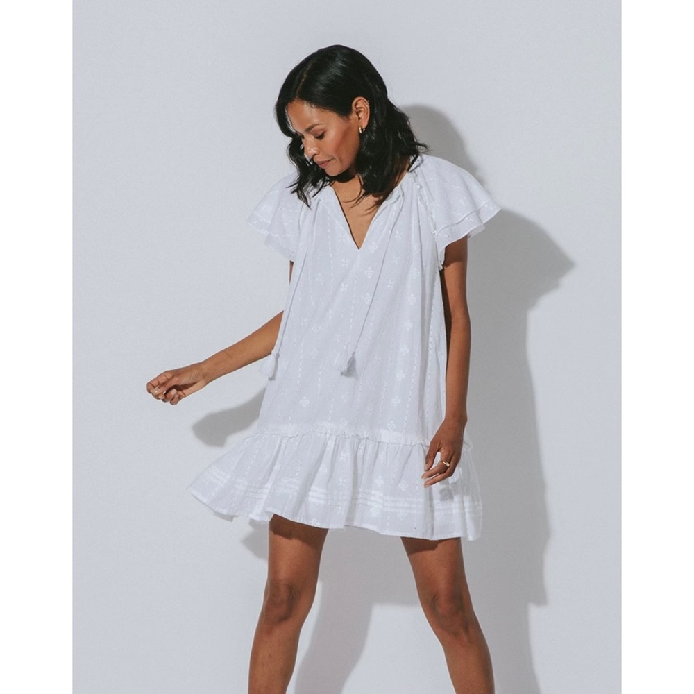 Cleobella White Mini Dress